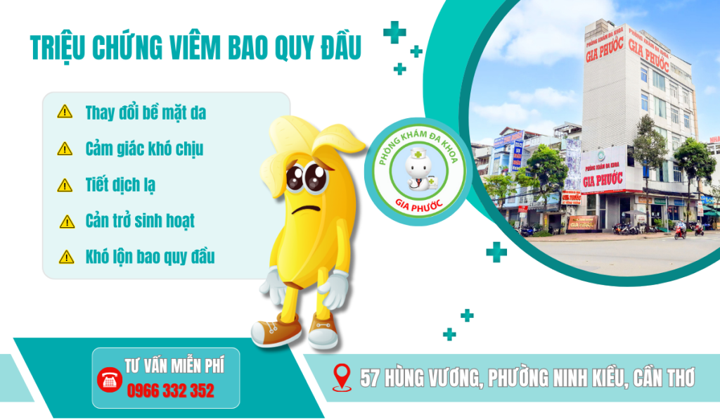 Triệu chứng viêm bao quy đầu Khi nào cần đi kiểm tra
