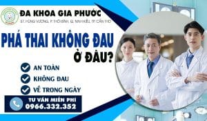 Phá thai không đau ở đâu?