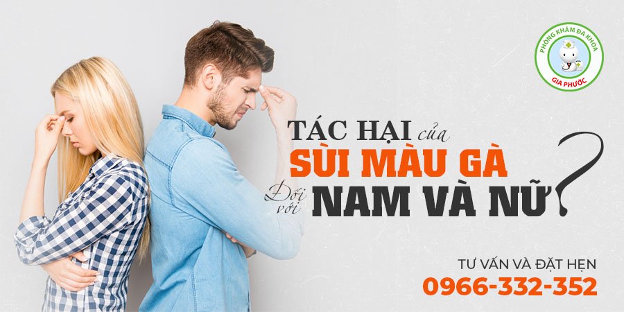 Tác hại của sùi mào gà ở cả nam và nữ