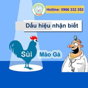Dấu hiệu nhận biết Sùi Mào Gà