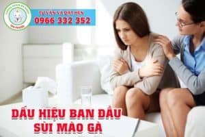 Dấu hiệu ban đầu sùi mào gà