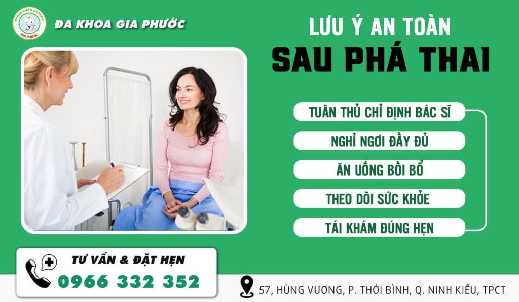 Chi phí phá thai ở Cần Thơ là bao nhiêu? 37 Lưu ý sau khi phá thai