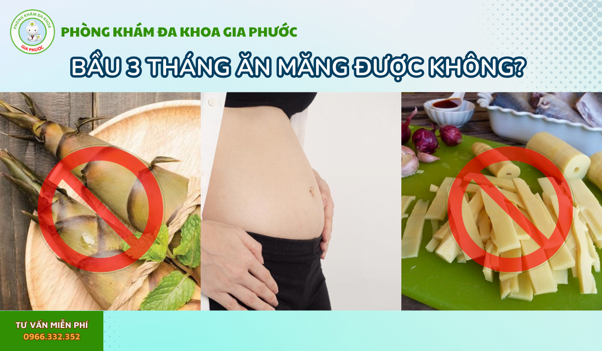 Bầu 3 tháng ăn măng được không