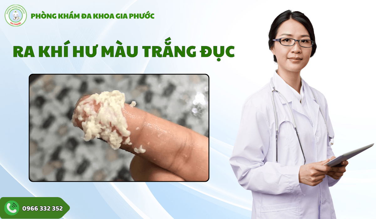 Bị ra khí hư màu trắng đục phải làm sao?