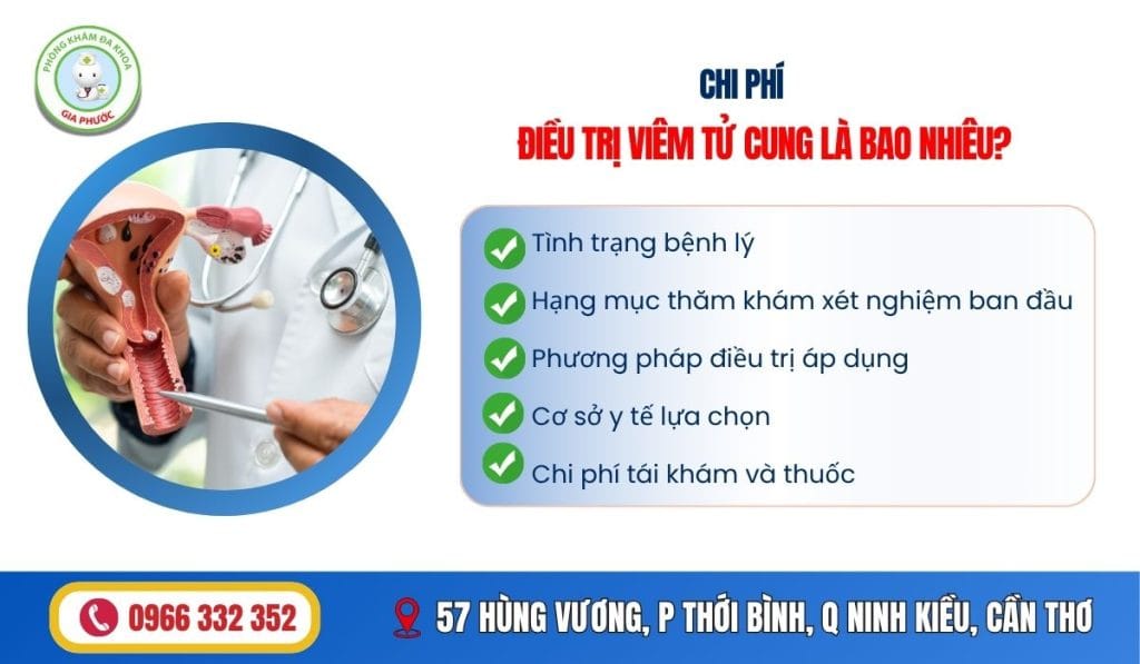 Chi Phí Điều Trị Viêm Tử Cung Là Bao Nhiêu Các Yếu Tố Ảnh Hưởng