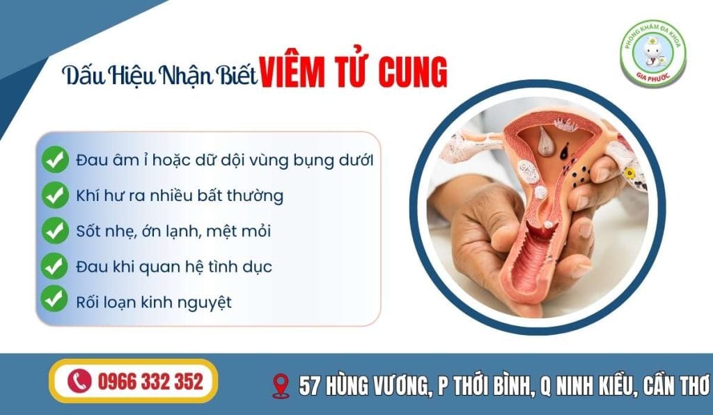 Dấu hiệu nhận biết viêm tử cung và khi nào cần đi khám