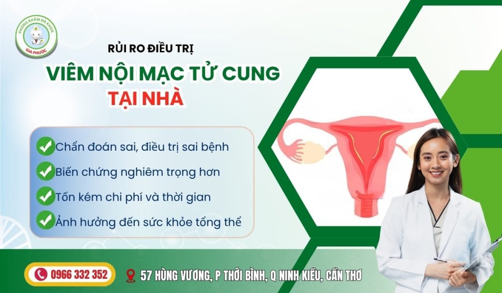Nhung rui ro khi tu dieu tri viem noi mac tu cung tai nha