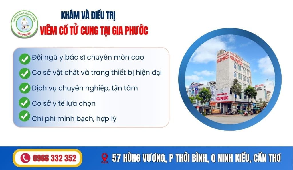 Phòng Khám Đa Khoa Gia Phước Khám và Điều Trị Viêm Tử Cung Tại Cần Thơ