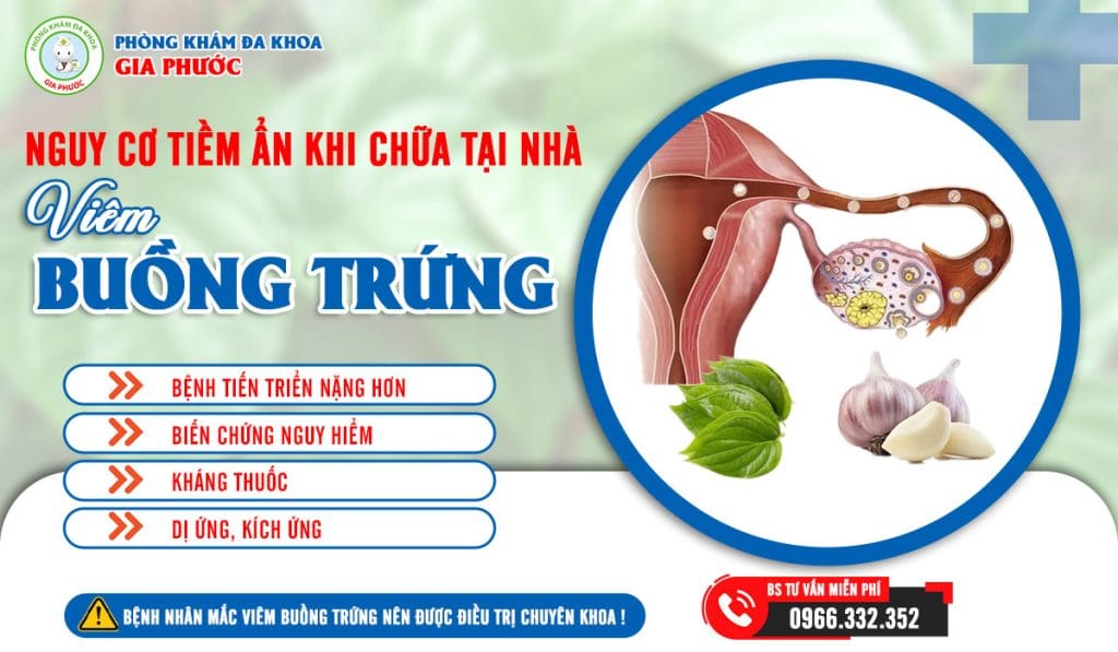 Một số nguy cơ khi tự chữa viêm buồng trứng tại nhà