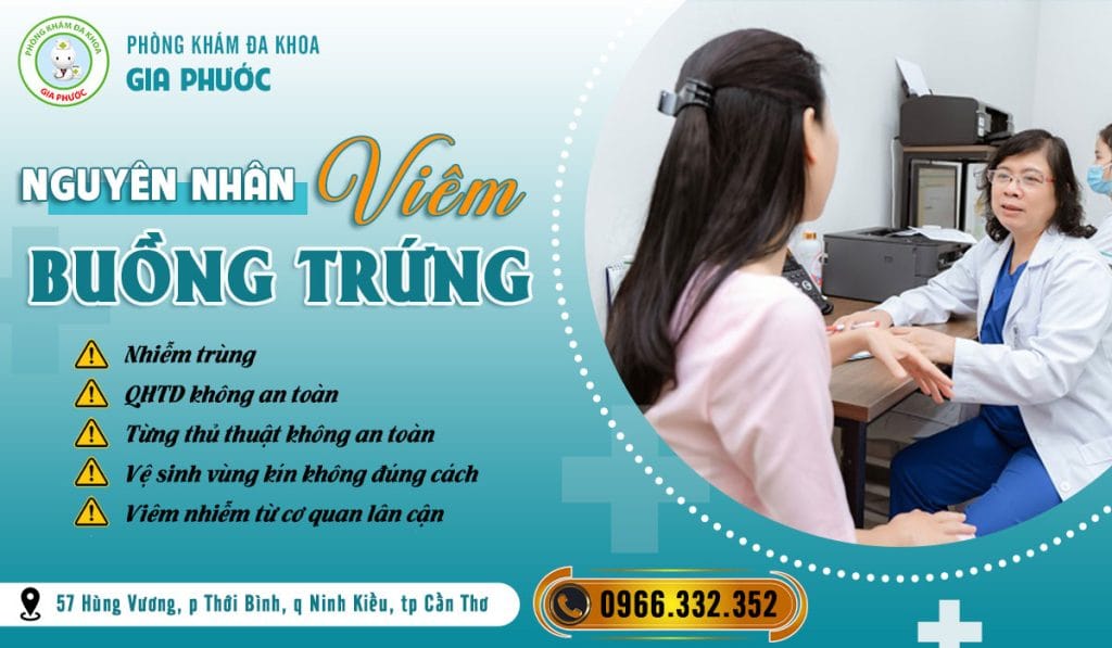 Nguyên nhân gây viêm buồng trứng ở nữ giới