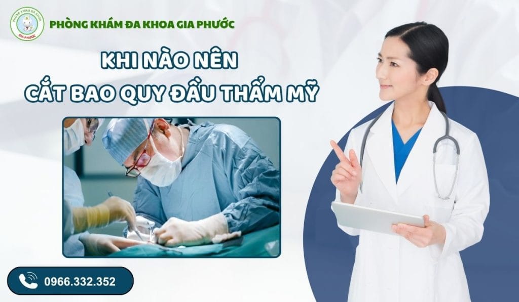 Địa chỉ cắt bao quy đầu thẩm mỹ
