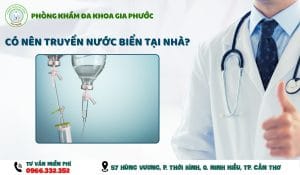 Truyền nước biển tại nhà