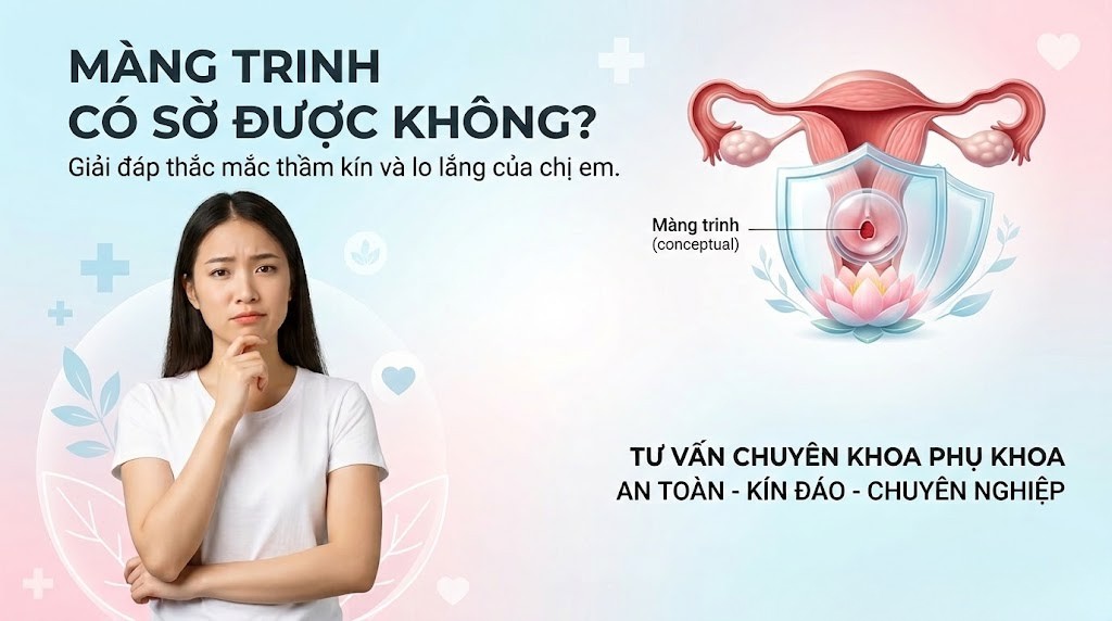 Màng trinh có sờ được không