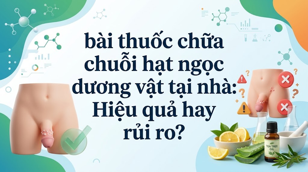 Bài thuốc chữa chuỗi hạt ngọc dương vật tại nhà