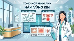 Hình ảnh bị nấm ở vùng kín nữ