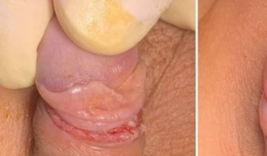 Hình ảnh sau khi cắt bao quy đầu từ 6-10 ngày