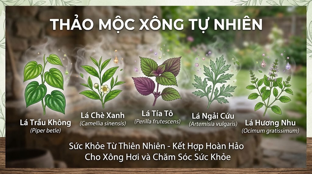 lá xông vùng kín có mùi thơm