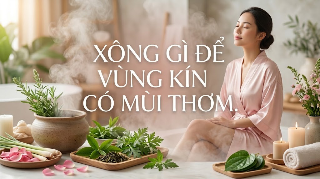 Xông gì để vùng kín có mùi thơm
