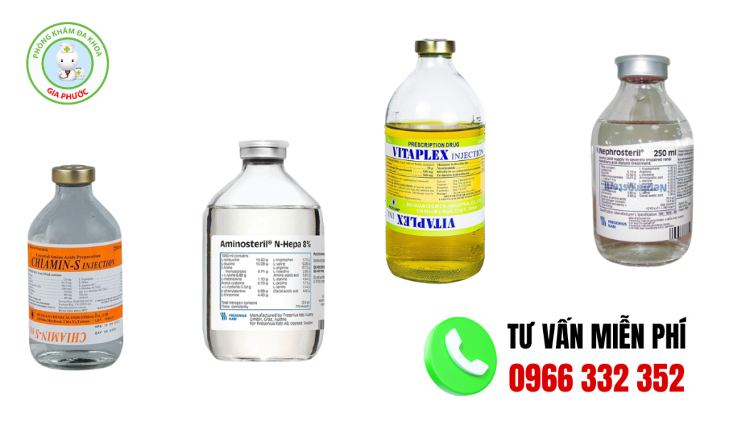 Các loại đạm truyền tĩnh mạch