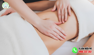 cách massage bụng đẩy sản dịch an toàn