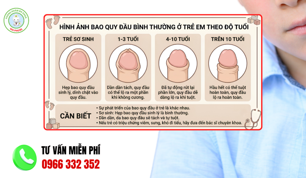 Hình Ảnh Bao Quy Đầu Bình Thường Ở Trẻ Em Theo Từng Độ Tuổi 3 Hình ảnh bao quy đầu bình thường ở trẻ em