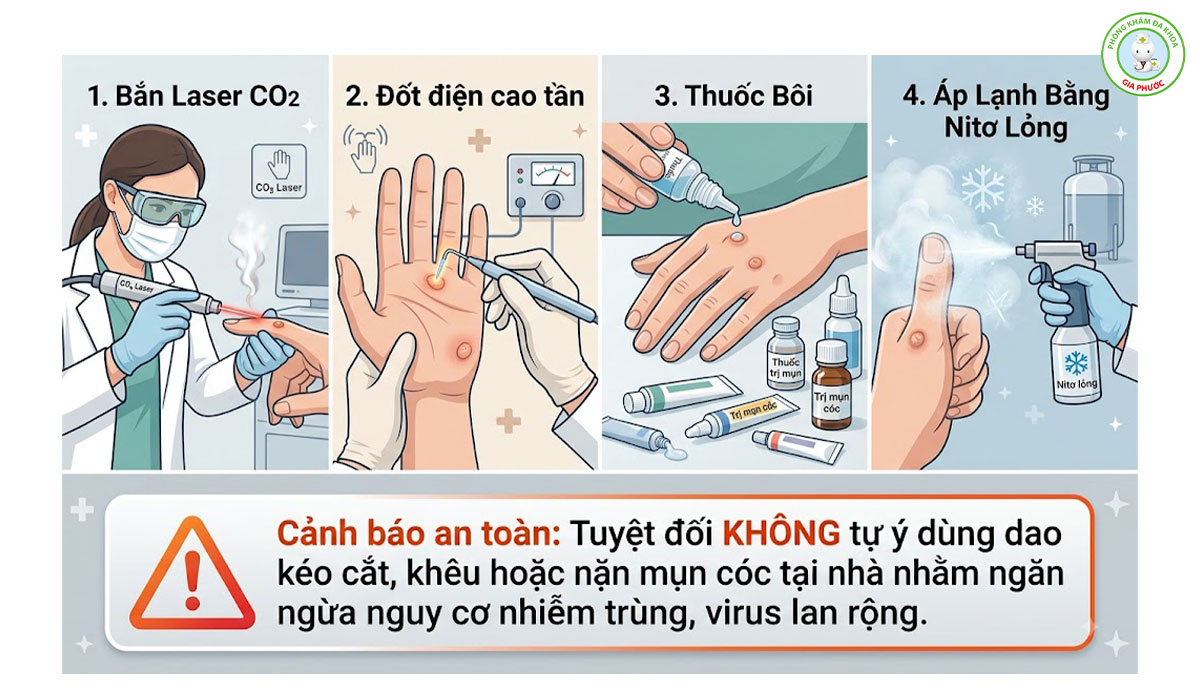 cac phuong phap dieu tri mun coc o tay 1