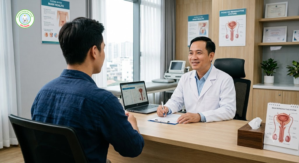 Tư vấn sức khoẻ nam khoa tại phòng khám đa khoa Gia Phước