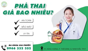 Chi phí phá thai an toàn hết bao nhiêu tiền