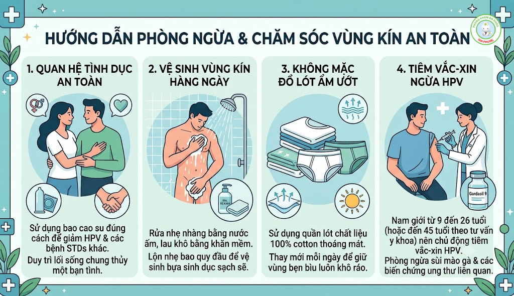 Hướng dẫn chăm sóc vùng kín ngăn ngừa các bệnh lây truyền qua đường tình dục