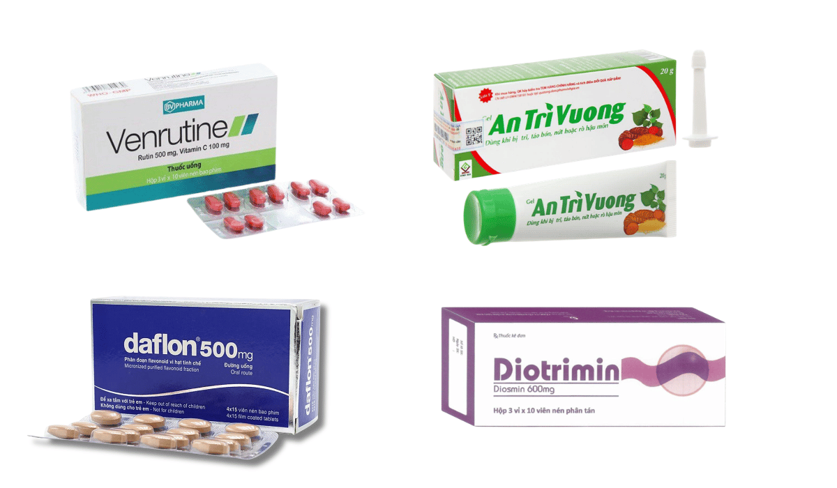 Thuốc trị trĩ phổ biến