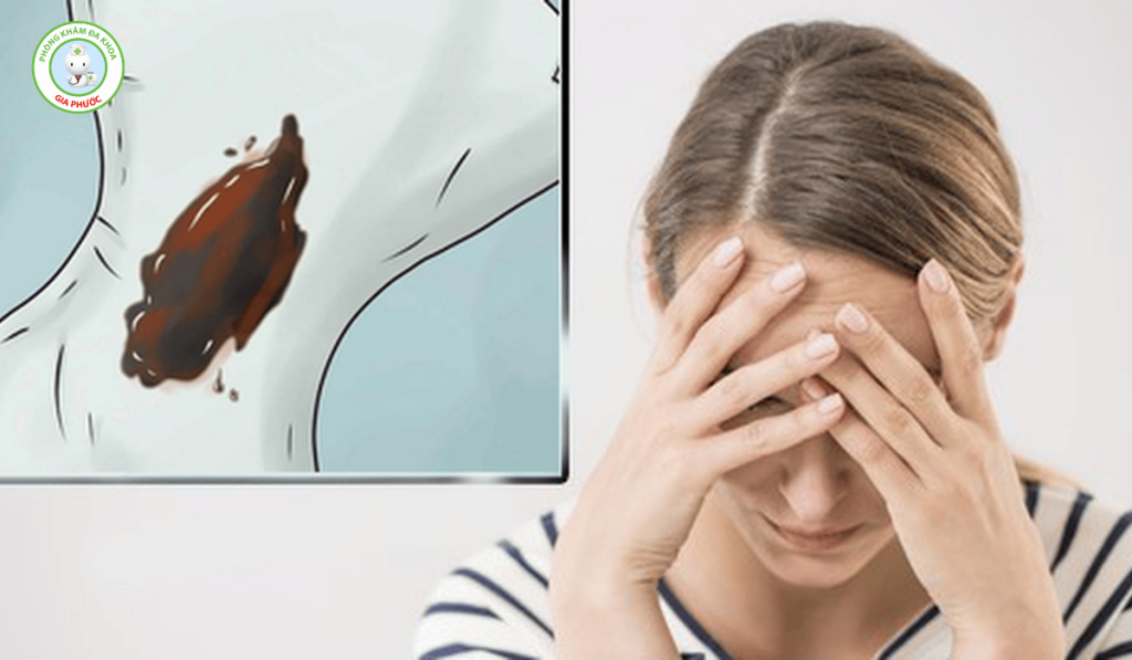 Hết kinh 15 ngày lại ra máu nâu